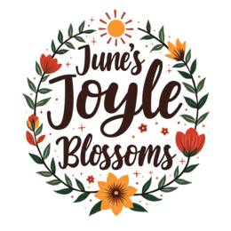 june blossoms floral SVG PNG design with bold lettering, green floral elements