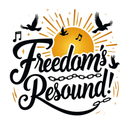 freedom sunbirds SVG PNG design with hand-drawn style, bold lettering, an uplifting message