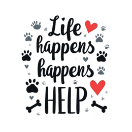 quotes help SVG PNG design with bold lettering