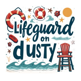 lifeguard summer SVG PNG design with bold lettering