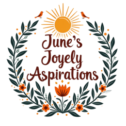 june flower sun SVG PNG design with bold lettering, orange and green floral elements, an uplifting message