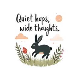 nature thoughts flower SVG PNG design with hand-drawn style, black and orange floral elements