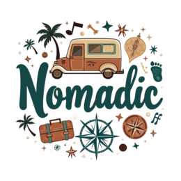 nomadic travel SVG PNG design