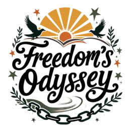 freedom sunrise chain SVG PNG design with bold lettering, orange and yellow floral elements, an uplifting message
