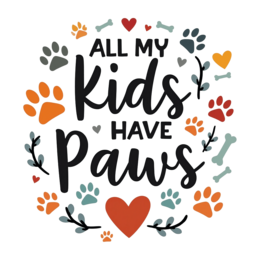 quotes paws love shirt SVG PNG design with bold lettering