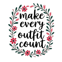 quotes fashion floral SVG PNG design with hand-drawn style, bold lettering, white and pink floral elements