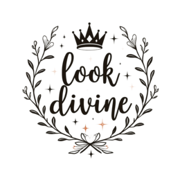 divine crown wreath SVG PNG design with hand-drawn style, black and white floral elements, an uplifting message