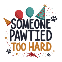 dog birthday SVG PNG design with bold lettering