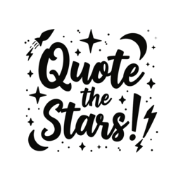 stars inspiration quote SVG PNG design with bold lettering
