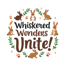 whiskered wonders unite SVG PNG design with bold lettering, black and red floral elements