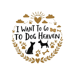 dog heaven bones shirt SVG PNG design with bold lettering