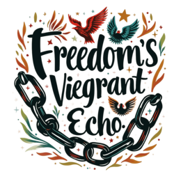 freedom echo floral SVG PNG design with bold lettering, floral elements