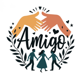 friendship connection SVG PNG design with bold lettering, orange and green floral elements