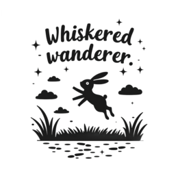 whiskered wanderer hare SVG PNG design