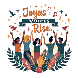 joyful celebration SVG PNG design with orange and red floral elements, an elegant visual style