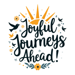 joyful sunflowers SVG PNG design with hand-drawn style, green and blue floral elements, an uplifting message