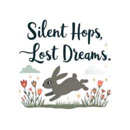 dreams rabbit SVG PNG design with bold lettering, pink and red floral elements