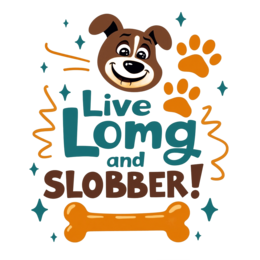 quotes dog slobber SVG PNG design with bold lettering