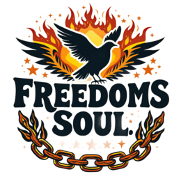 freedoms soul shirt SVG PNG design with bold lettering