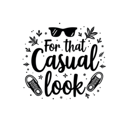 casual look floral SVG PNG design with hand-drawn style, bold lettering, black and white floral elements