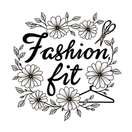 fashion fit flower SVG PNG design with floral elements