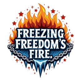 fire chain stars shirt SVG PNG design with bold lettering