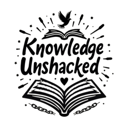 knowledge books SVG PNG design with hand-drawn style, bold lettering