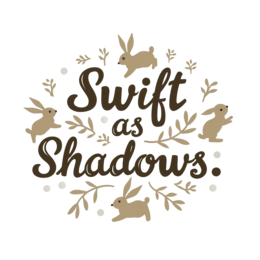 bunnies nature SVG PNG design with bold lettering, floral elements