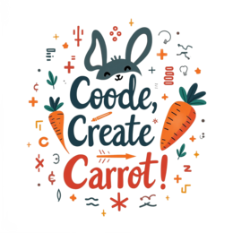 creation carrot SVG PNG design with bold lettering