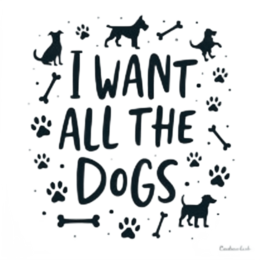 dogs pawprints SVG PNG design with bold lettering