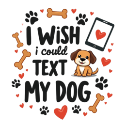 text dog hearts shirt SVG PNG design with bold lettering