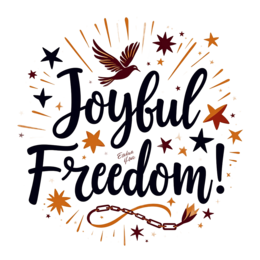 jubilant starburst SVG PNG design with bold lettering, an uplifting message