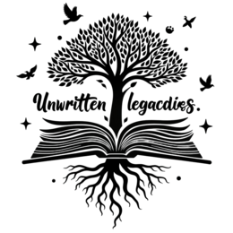 tree book inspiration SVG PNG design with bold lettering, black and white floral elements