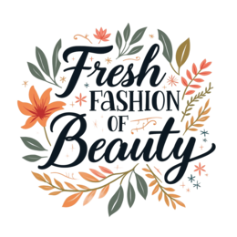 fresh fashion floral SVG PNG design with bold lettering, orange and pink floral elements