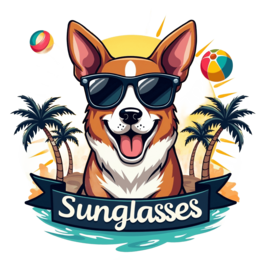 sunglasses summerfun SVG PNG design with bold lettering