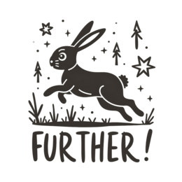 fantasy rabbit shirt SVG PNG design with bold lettering