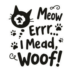 quotes cat dog SVG PNG design with bold lettering