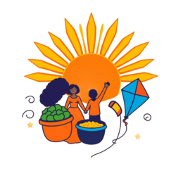 sunshine family kite SVG PNG design with clean design elements