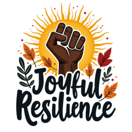 autumn resilience SVG PNG design with hand-drawn style, bold lettering, orange and red floral elements
