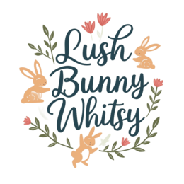 bunny floral SVG PNG design with bold lettering, orange and pink floral elements
