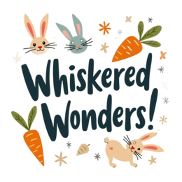 whiskered wonders bunnies SVG PNG design with bold lettering
