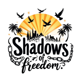 shadows freedom SVG PNG design with bold lettering, an uplifting message