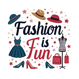 fashion fun SVG PNG design with bold lettering