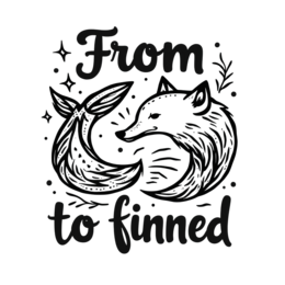 fox fish shirt SVG PNG design