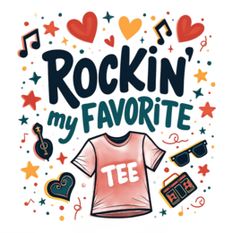 music fashion shirt SVG PNG design with bold lettering