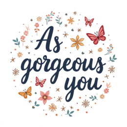 quote butterflies flowers SVG PNG design with orange and pink floral elements, an uplifting message