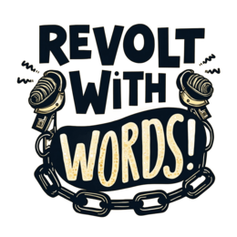 revolt words SVG PNG design with bold lettering