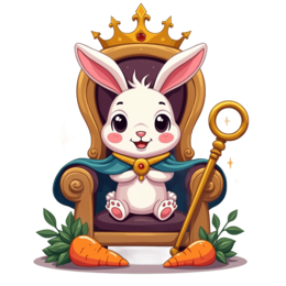 rabbit royalty shirt SVG PNG design
