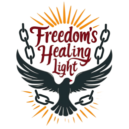 freedom healing light SVG PNG design with bold lettering