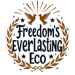 freedom doves wreath SVG PNG design with bold lettering, white and red floral elements, an uplifting message